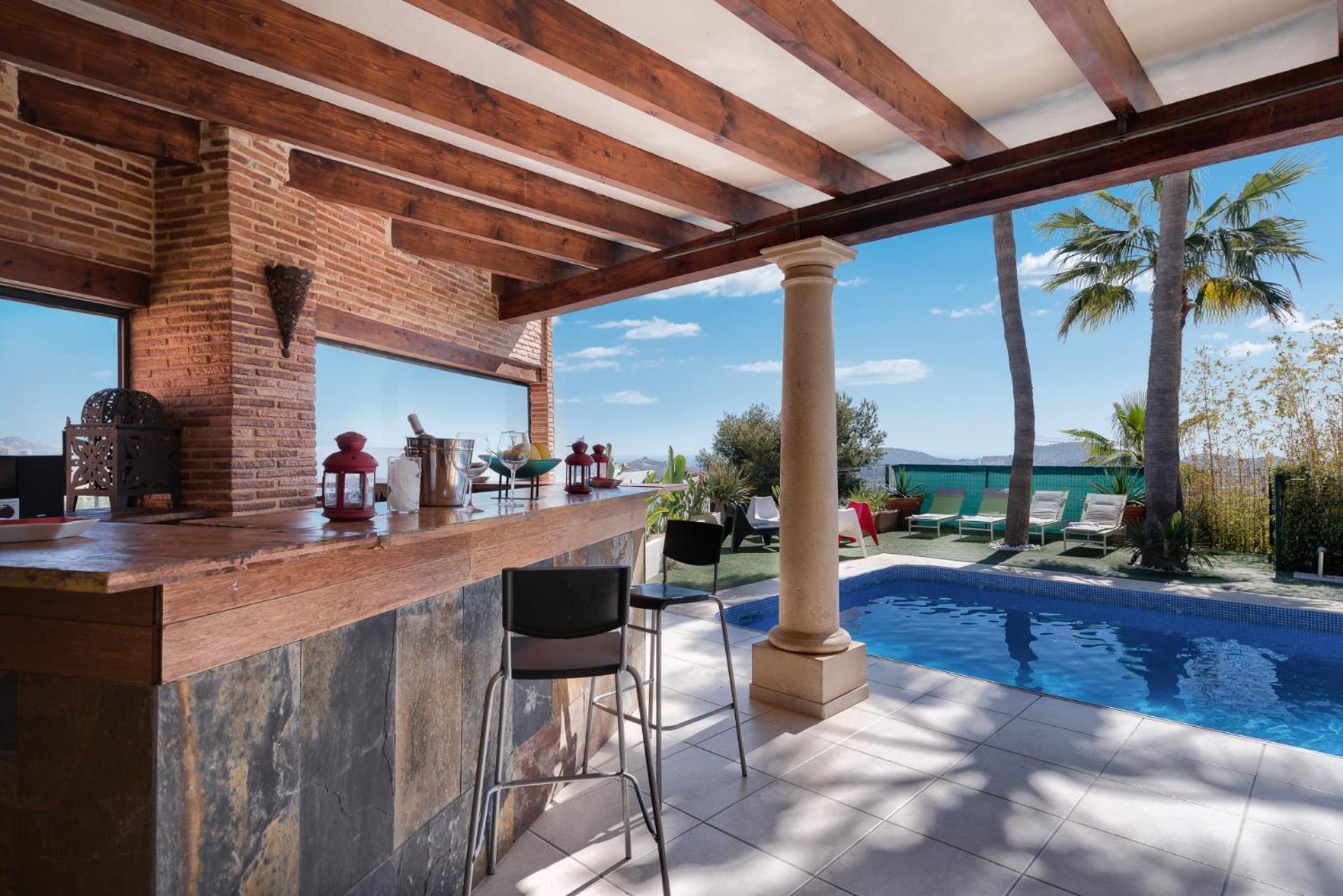 Villa Sol Y Mar Cala de Finestrat Exteriör bild