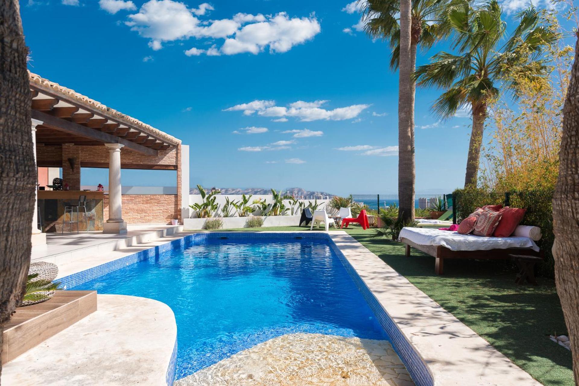 Villa Sol Y Mar Cala de Finestrat Exteriör bild